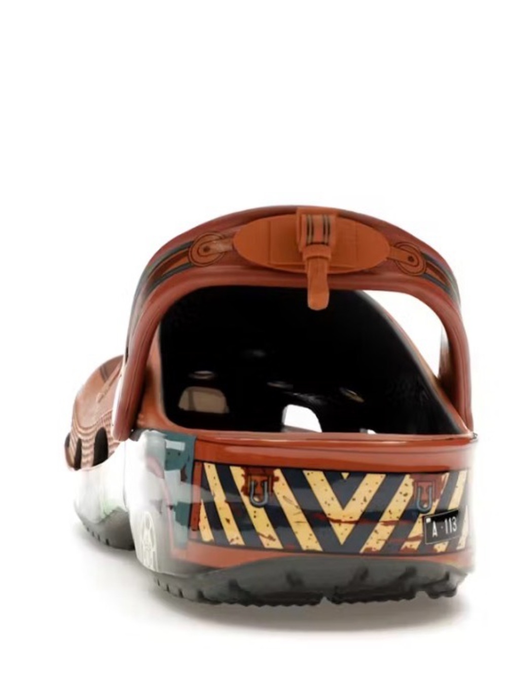 CROCS Kids' Brown Character Clog with Graphic Details - Picture 3 of 8